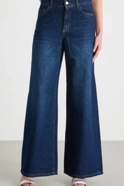 Jeans palazzo - Blu