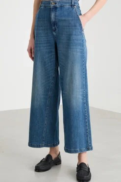 Jeans palazzo - Blu