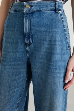 Jeans palazzo - Blu