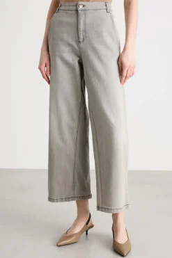 Jeans palazzo - Grigio