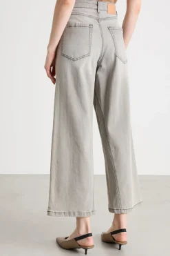 Jeans palazzo - Grigio