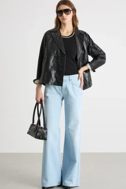 Jeans wide leg - Azzurro