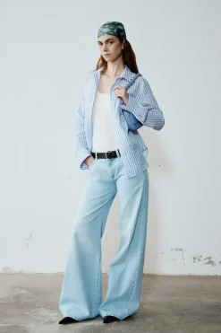 Jeans wide leg - Azzurro