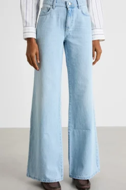 Jeans wide leg - Azzurro