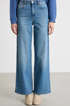 Jeans wide leg - Azzurro