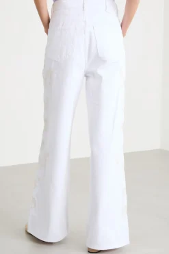 Jeans wide leg - Bianco