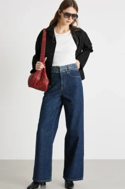 Jeans wide leg - Blu