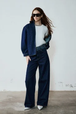 Jeans wide leg - Blu