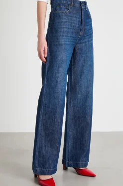 Jeans wide leg - Blu