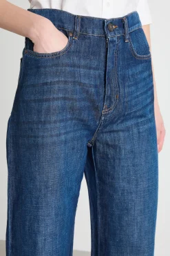 Jeans wide leg - Blu