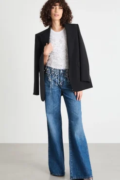 Jeans wide leg - Blu