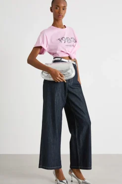 Jeans wide leg - Blu Notte