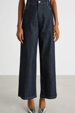 Jeans wide leg - Blu Notte