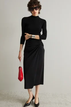 Maglia a costine - Nero