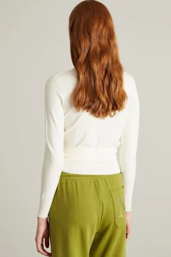 Maglia aderente con fusciacca - Latte