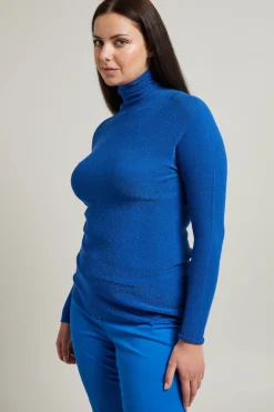 Maglia a lupetto - Blu