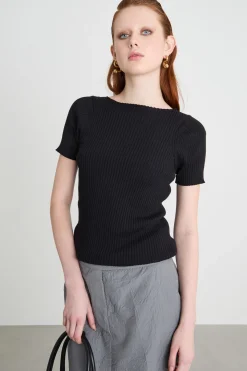 Maglia a manica corta - Nero