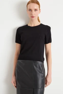 Maglia a manica corta - Nero