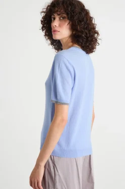 Maglia a maniche corte - Azzurro