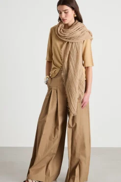 Maglia a maniche corte - Cammello