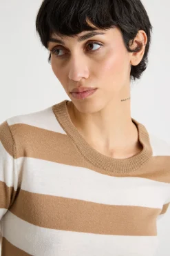 Maglia a maniche corte - Cammello Bianco