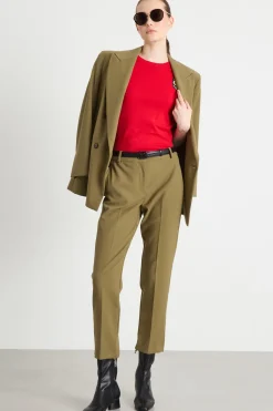 Maglia a maniche corte con patch - Rosso