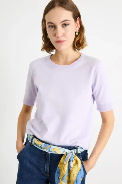 Maglia a maniche corte - Lilla