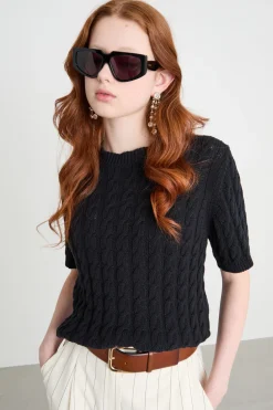 Maglia a maniche corte - Nero