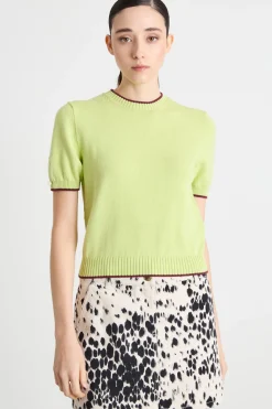 Maglia a maniche corte - Verde Bordeaux