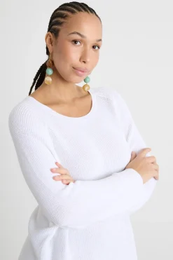 Maglia ampia - Bianco