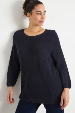 Maglia ampia - Blu