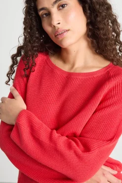 Maglia ampia - Rosso