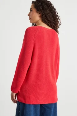 Maglia ampia - Rosso