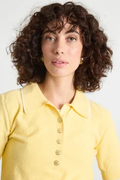 Maglia a polo - Giallo