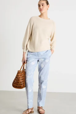 Maglia a punto links - Avorio