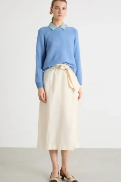 Maglia a punto links - Azzurro