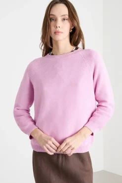 Maglia a punto links - Rosa