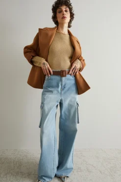 Maglia a rete lurex - Oro