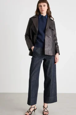 Maglia a spalla scesa - Blu Notte