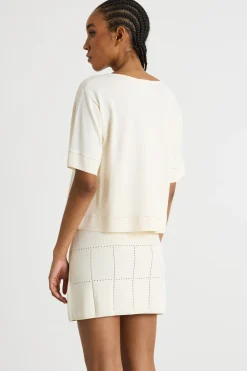 Maglia boxy - Bianco