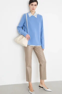 Maglia con maniche a raglan - Azzurro