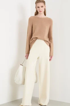 Maglia con maniche a raglan - Cammello