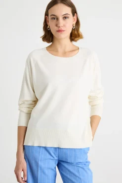 Maglia con maniche raglan - Bianco