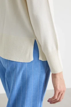 Maglia con maniche raglan - Bianco