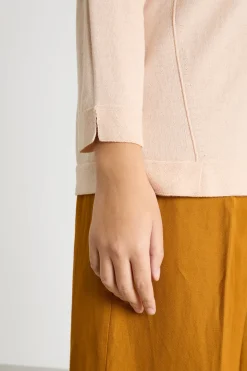 Maglia con nervature - Beige