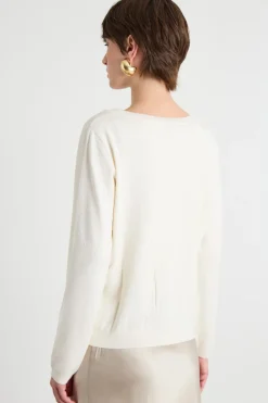 Maglia con nodi - Avorio