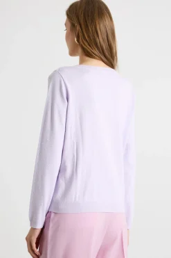 Maglia con nodi - Lilla