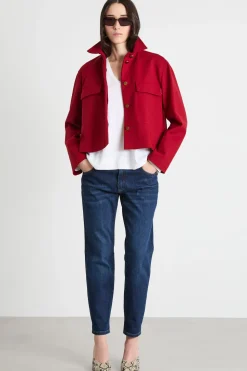 Maglia con scollo a V - Bianco