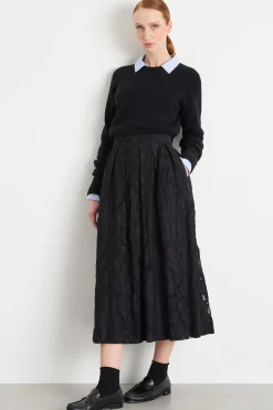 Maglia crop aderente - Nero