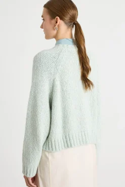 Maglia crop - Azzurro